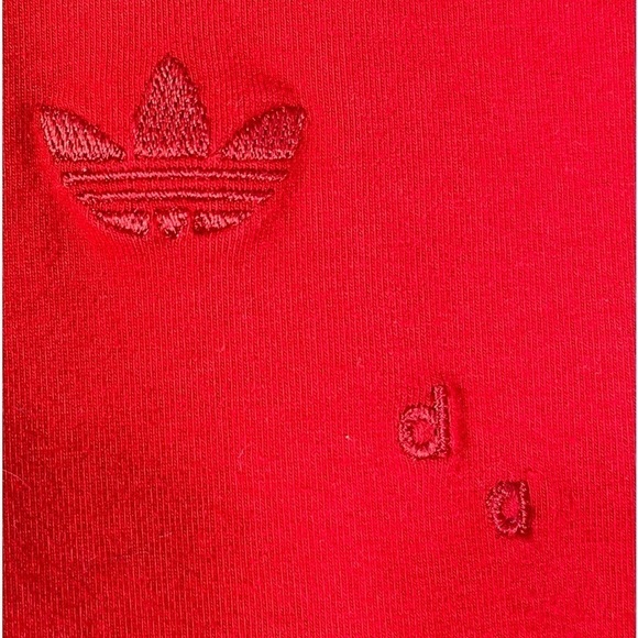 ADIDAS x Danielle Cathari Collaboration Red Long Sleeve Jersey Sz Small Blocore - Picture 7 of 10